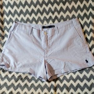 Light blue Polo shorts